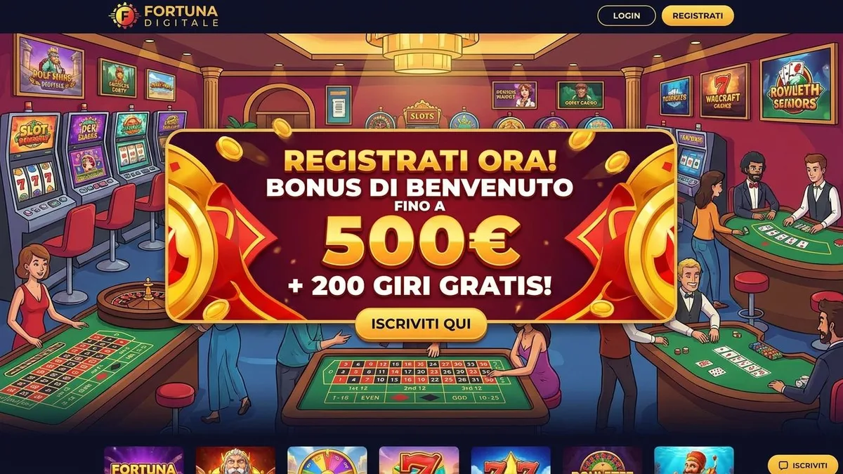 Registrazione con bonus